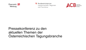 Aktuelle Themen der österreichischen Tagungsbranche